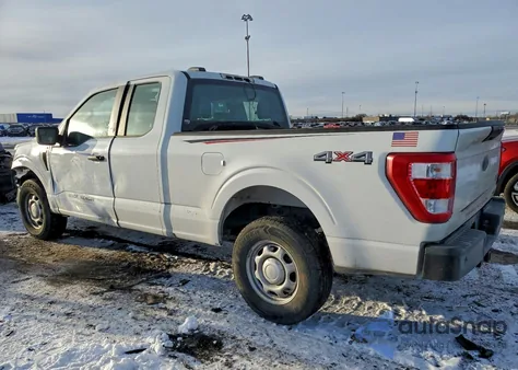 2022 Ford F150 Super Cab z USA, uszkodzony, nr VIN 1FTEX1EP4NFA19507